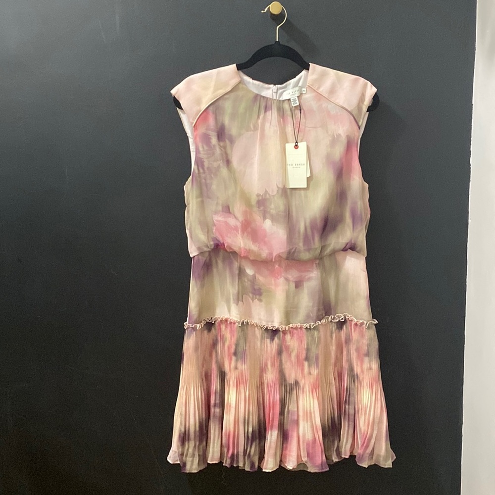 New dress size 3 by TED BAKER  coral color